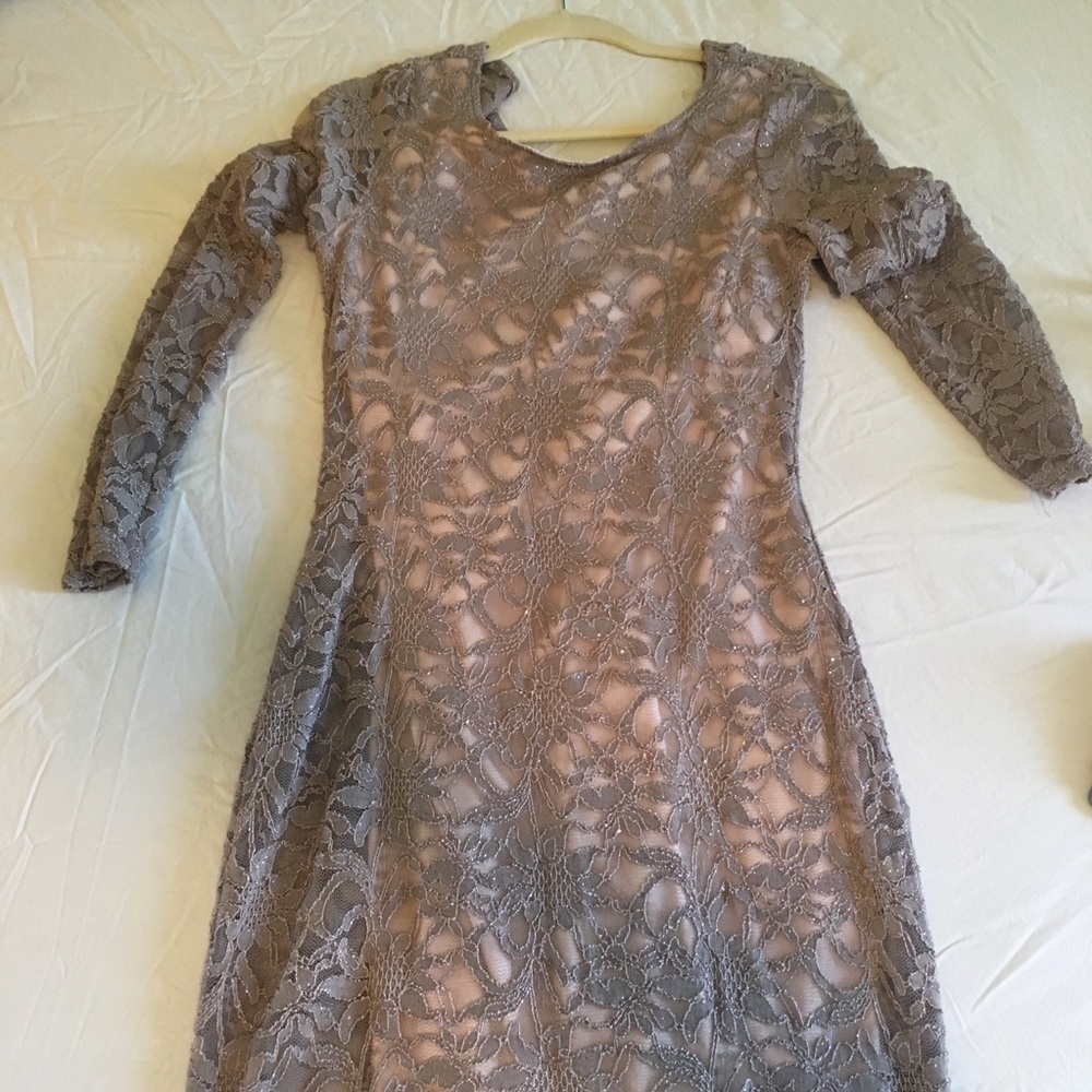 Lace mini dress
